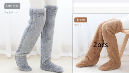 Over Knee Winter Warm High Fuzzy Long Socks