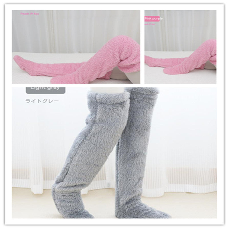 Over Knee Winter Warm High Fuzzy Long Socks