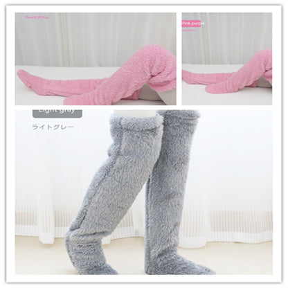 Over Knee Winter Warm High Fuzzy Long Socks