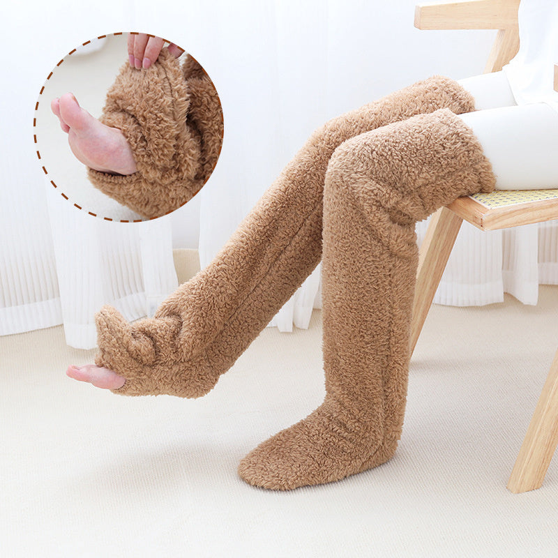 Over Knee Winter Warm High Fuzzy Long Socks