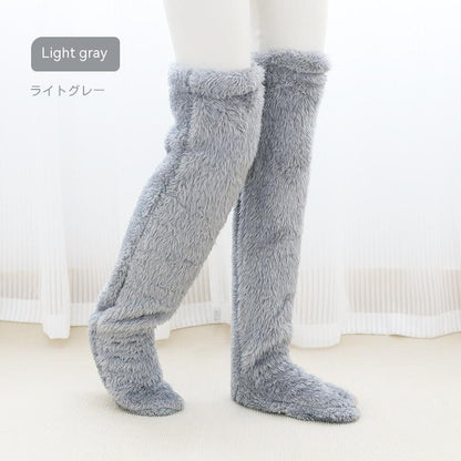 Over Knee Winter Warm High Fuzzy Long Socks