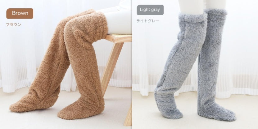 Over Knee Winter Warm High Fuzzy Long Socks