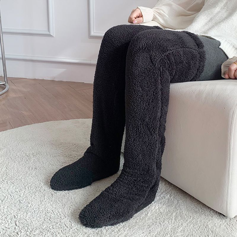 Over Knee Winter Warm High Fuzzy Long Socks