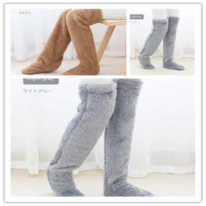 Over Knee Winter Warm High Fuzzy Long Socks
