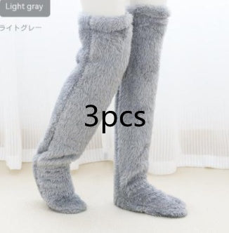Over Knee Winter Warm High Fuzzy Long Socks