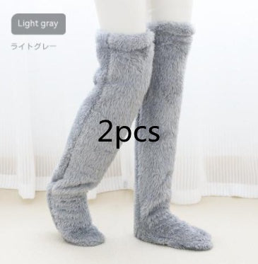 Over Knee Winter Warm High Fuzzy Long Socks