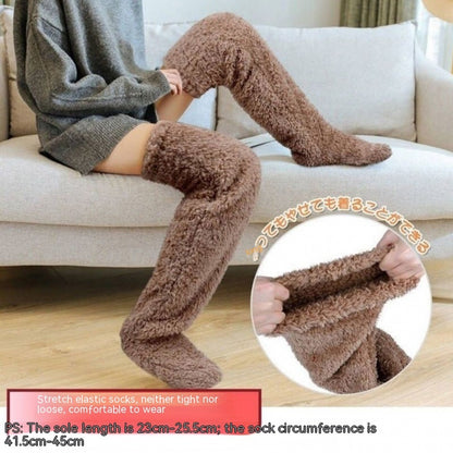 Over Knee Winter Warm High Fuzzy Long Socks