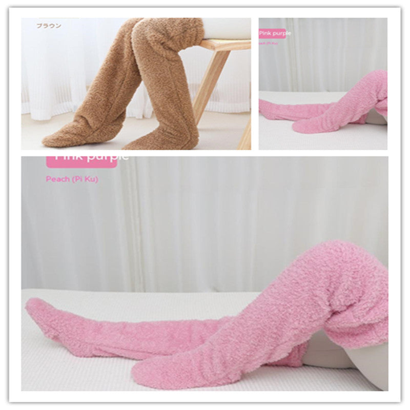 Over Knee Winter Warm High Fuzzy Long Socks