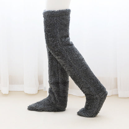 Over Knee Winter Warm High Fuzzy Long Socks