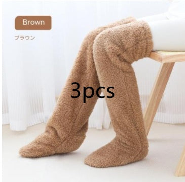 Over Knee Winter Warm High Fuzzy Long Socks